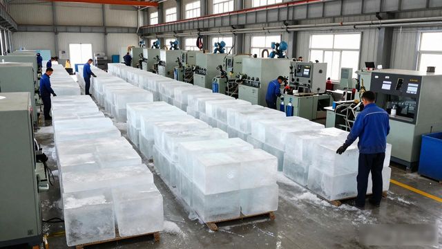 工厂车间降温冰块 西安工厂应对高温新方案